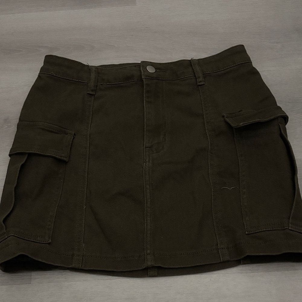 Olive Green Women's Cargo Shorts